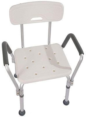 Upper view of the Omecal Heavy Duty Shower Bath Chair
