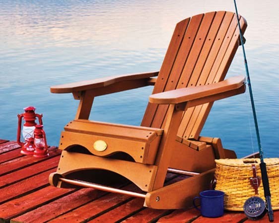 Rocking Adirondack Chair Plan via Morning Chores