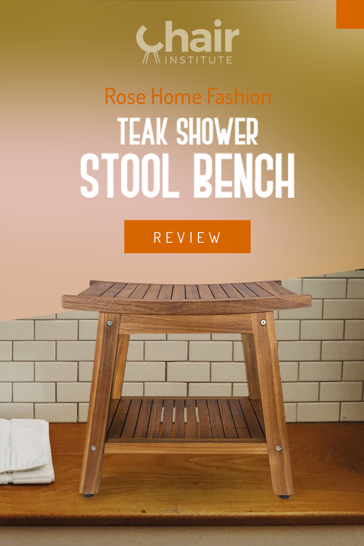 Rose Home Fashion Teak Shower Stool Bench Review