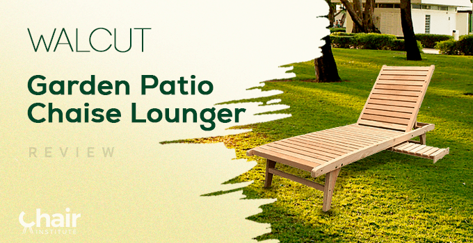 WALCUT Garden Patio Chaise Lounger