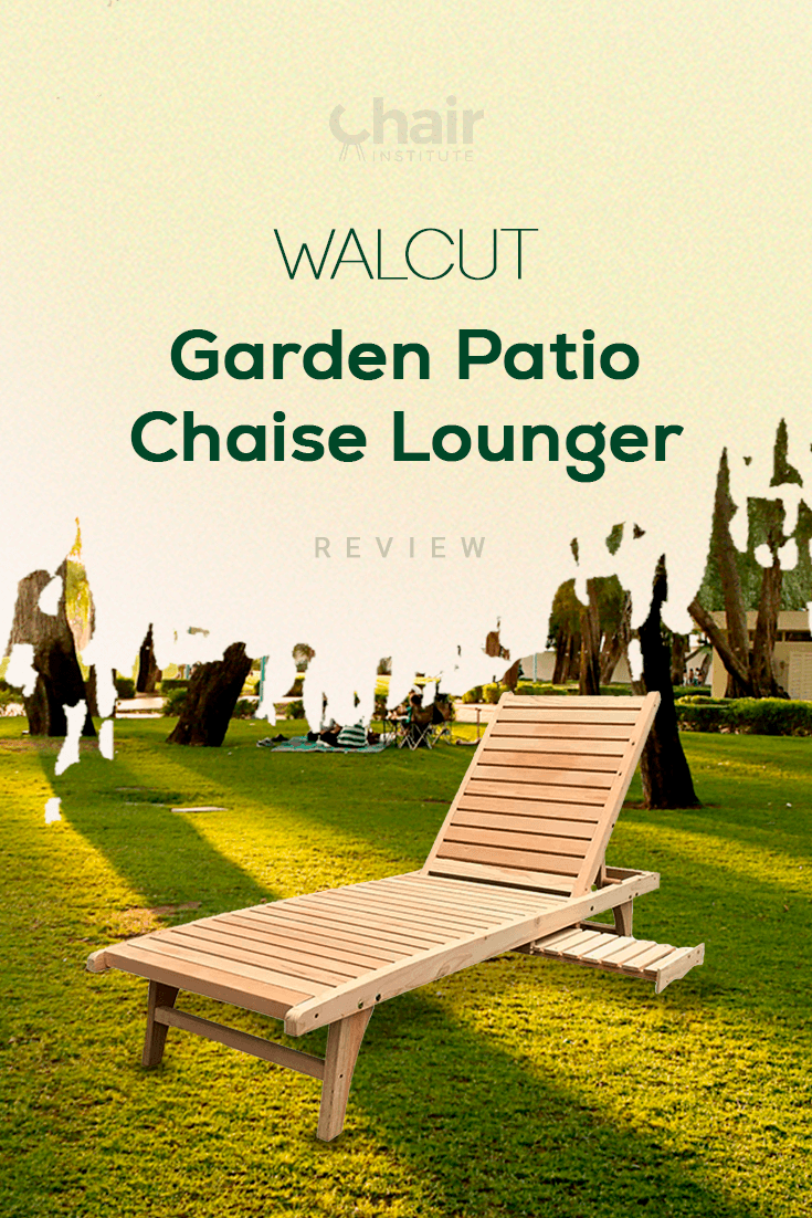 WALCUT Garden Patio Chaise Lounger Review