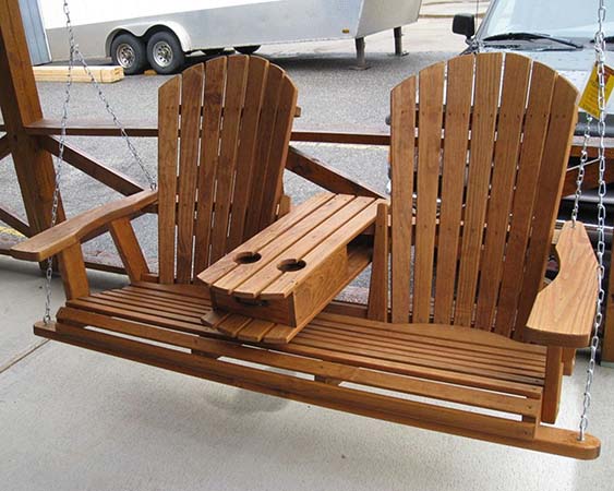 adirondack swing chair