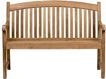 Amazonia Newcastle outdoor bench in Light Brown