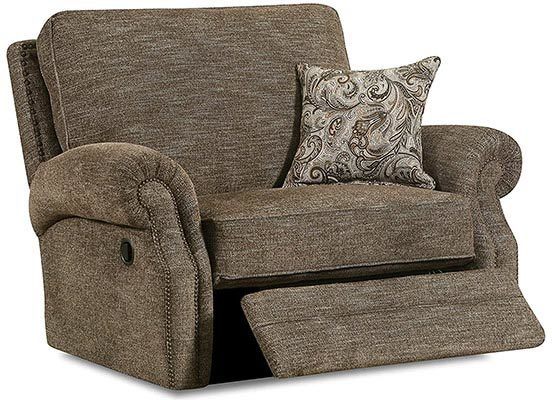 Recliner Position, Lane Home Furnishings Canterbury Cuddler, Tigereye Brown