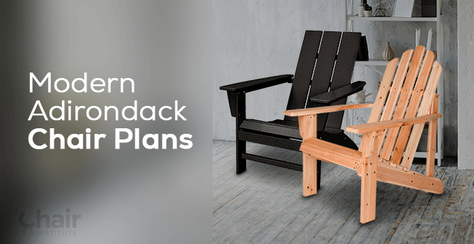 Two Modern Adirondack Chairs