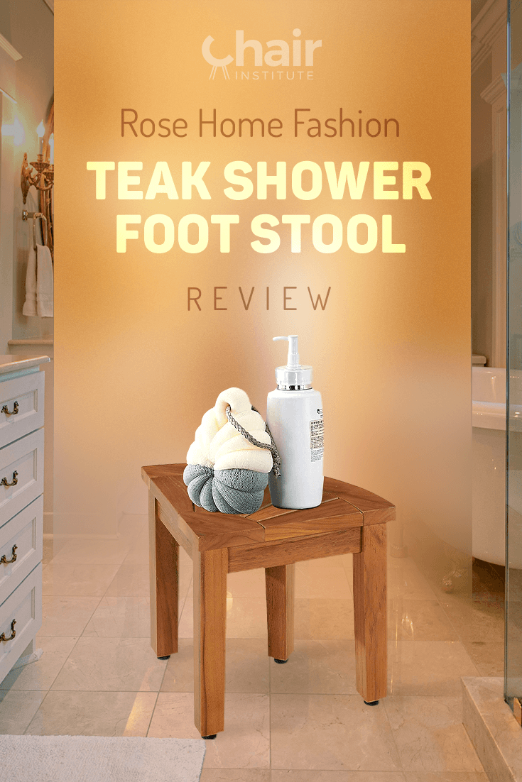 Rose Home Fashion Teak Shower Foot Stool Review