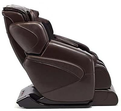 Jin massage chair espresso variant with black base and PU-wrapped exterior