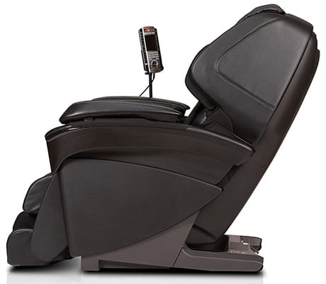 Panasonic Massage Chair MAJ7 black variant with a wired remote mounted to one arm