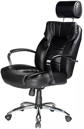 Comfort Products Commodore II Big and Tall Leather Chair