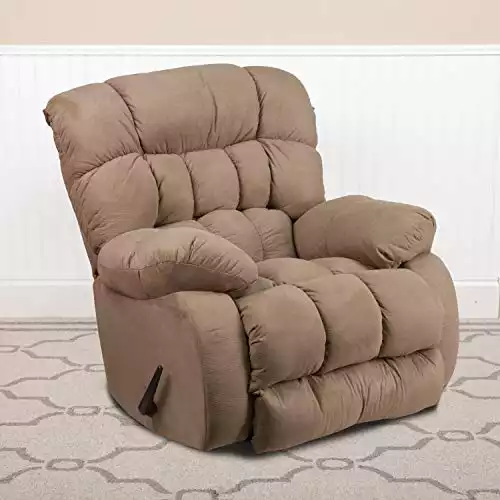 Flash Furniture Contemporary Softsuede Microfiber Rocker Recliner