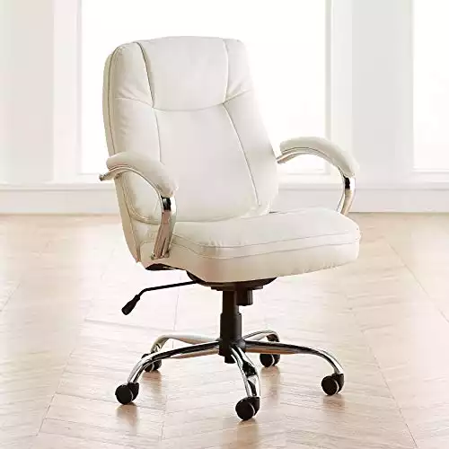BrylaneHome Extra Wide Woman's Office Chair