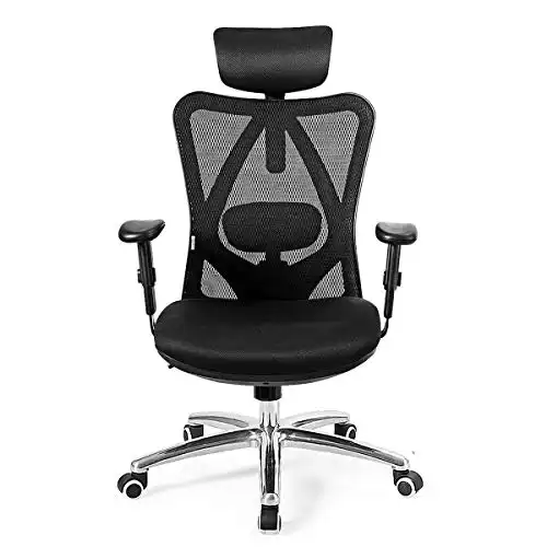 Giantex Ergonomic Drafting Chairs, Adjustable Swivel High Back