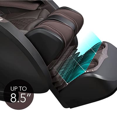 Auto extendable footrest of the Osaki 3D Otamic LE