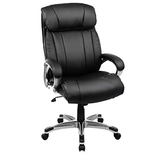 SONGMICS UOBG55BK Big Thick Office Chair