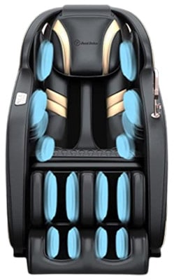 An illustration of Real Relax PS6000 Massage Chair's airbags