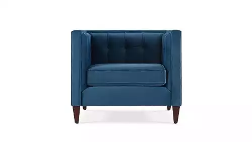 Jennifer Taylor Jack Tufted Arm Chair - Satin Teal