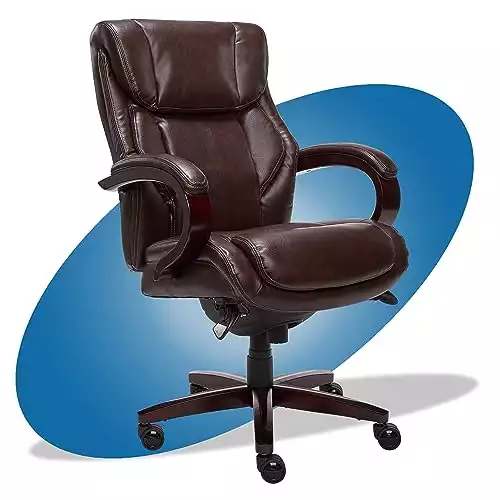 Leather lazy boy office chair hot sale