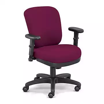 Officient Compact Ergonomic Fabric Chair