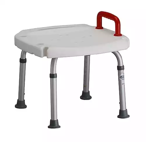 Nova Bath Bench with Red Safety Handle