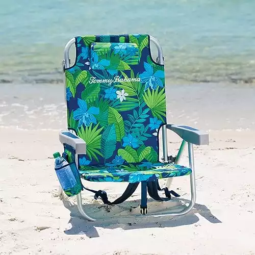 Beach chair with discount cooler