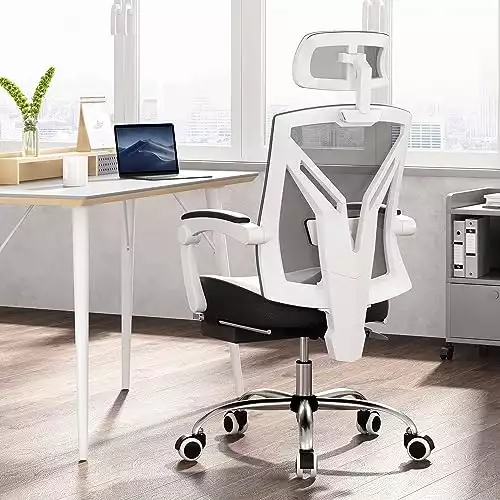 HBADA E1 Ergonomic Chair With Footrest