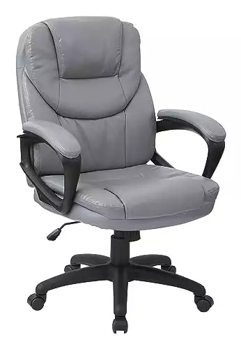 Nbf faux leather petite store office chair