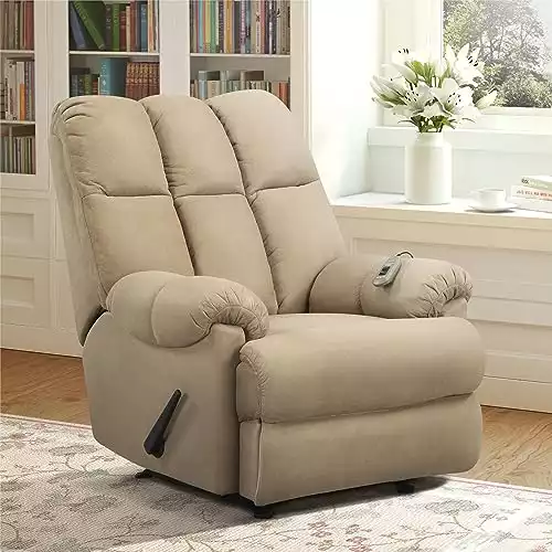 Dorel Living Padded Dual Massage Recliner