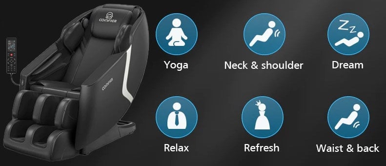 Automatic Massage Techniques of Comfier CF-9212 Massage Chair
