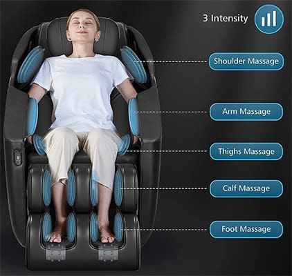 Fullbody Airbag Massage of Comfier Full Body Massage Chair
